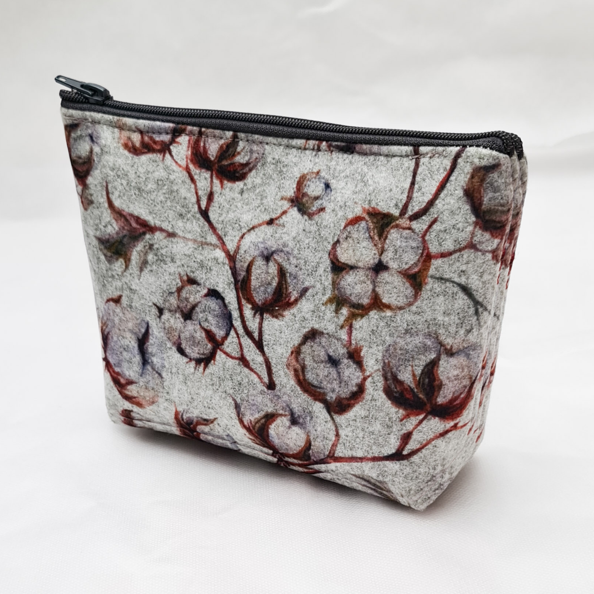 felt cosmetic bag