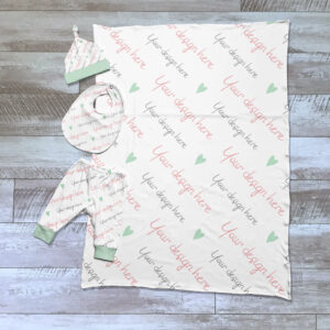 Product Mockup - Baby Swaddle Set