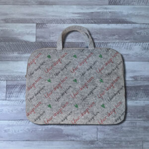 Product Mockup - Recycled Felt Laptop Sleeve